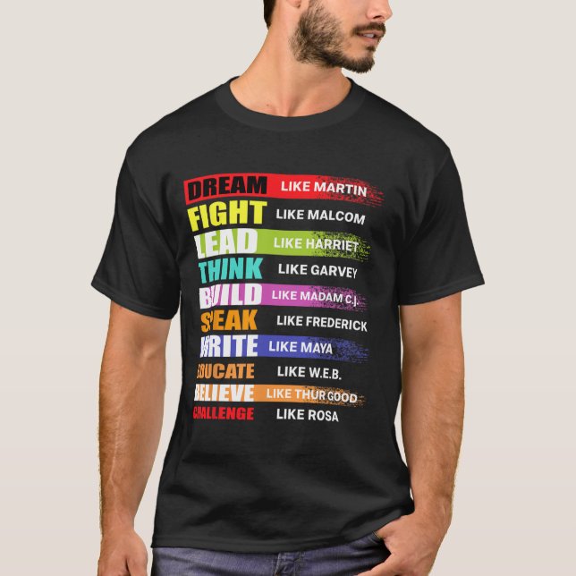 Dream som Martin Lead som Harriet Black History T Shirt (Framsida)