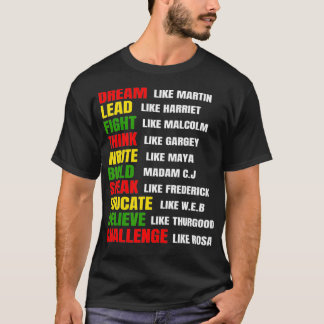Dream som Martin Lead som Harriet Black History T Shirt