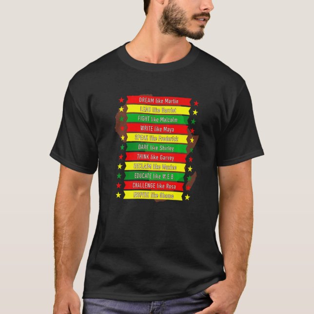 Dream som Martin Lead som Harriet Black History T Shirt (Framsida)