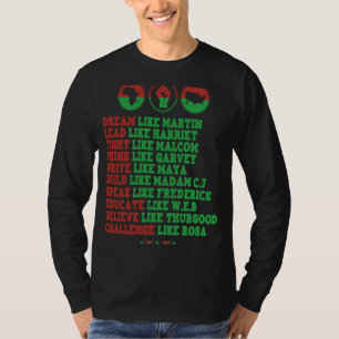 Dream som Martin Lead som Harriet Black History T Shirt