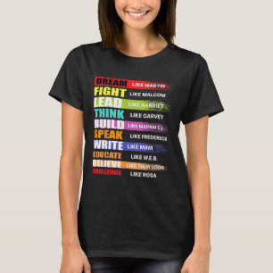 Dream som Martin Lead som Harriet Black History T Shirt