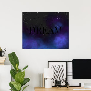 Dream Space Nebula Poster