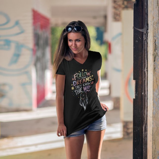 Dream-spårningar: Följ din Dreams-offert T Shirt (Skapare uppladdad)