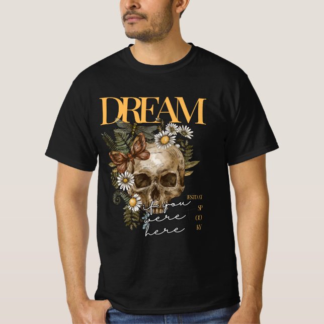 Dream Spooky Halloween Graphic T-shirt (Framsida)