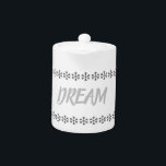 Dream Tea Burk<br><div class="desc">Den här drömdesignen inspirerar till abstraktens bakgrund och brev som utmärker DREAM. Gör en underbar gåva till en älskad eller en vän.</div>