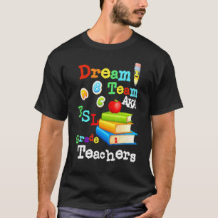 Dream Team Aka Esl-lärare Cute Crayon Educators T Shirt