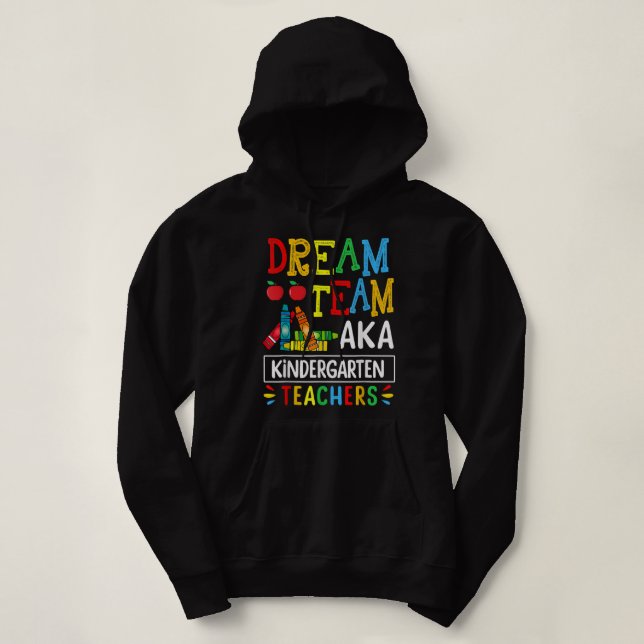 Dream Team alias Kindergarten Teacher Funny Tillba T Shirt (Design framsida)