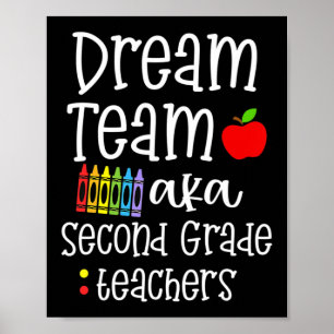 Dream team andra klass Roligt-lärarna Tillbaka til Poster