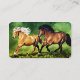 Dream Team Islands Horses Visitkort