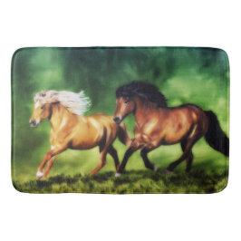 Dream Team Isländska hästar springer Badrumsmatta