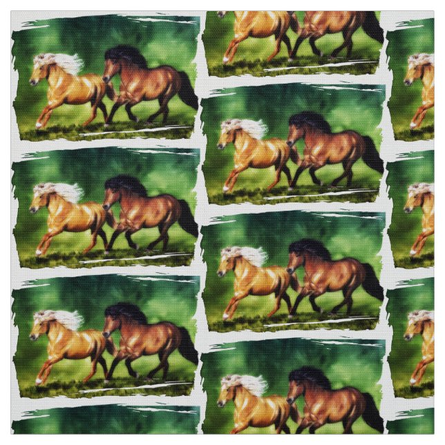 Dream Team-isländska hästar Tyg (Provkarta)