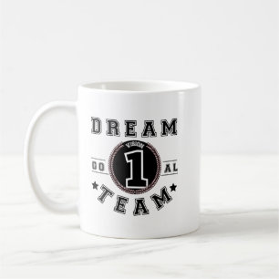 Dream Team One Vision One Goal Teamwork Office Kaffemugg