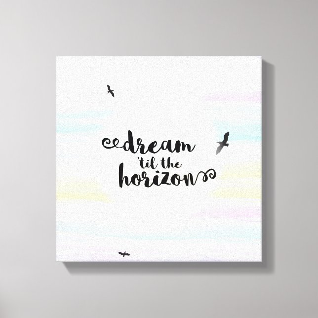 Dream"til Horisont Canvastryck (Framsida)