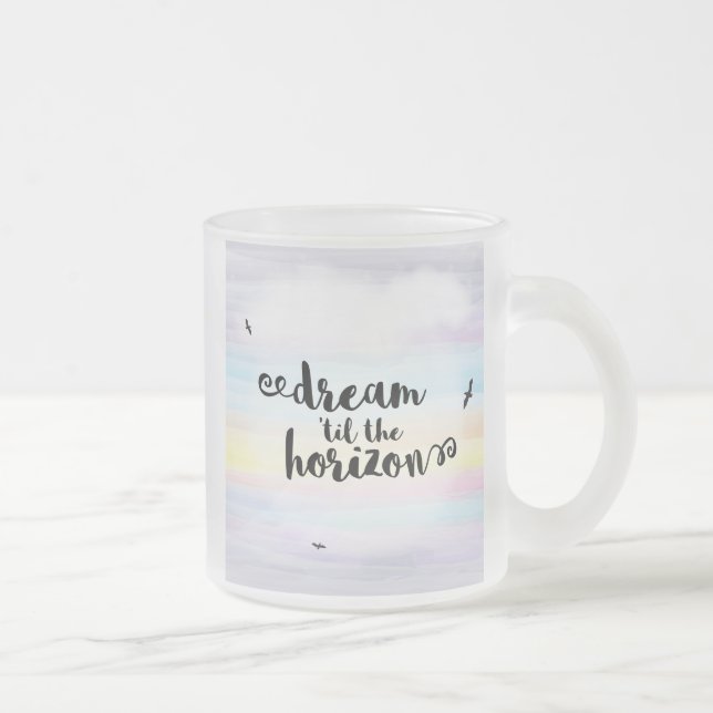 Dream"til Horisont Frostad Glasmugg (Höger)