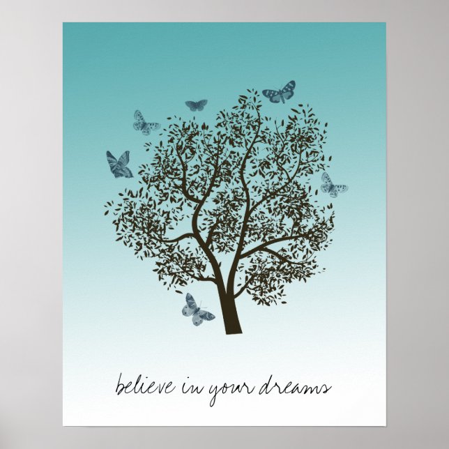 Dream Träd Poster (Framsidan)