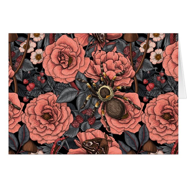 Dream-trädgård Hälsningskort (Framsidan Horizontal)