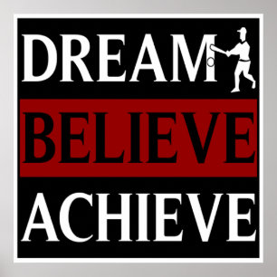 Dream Tro Achieve Baseball Poster