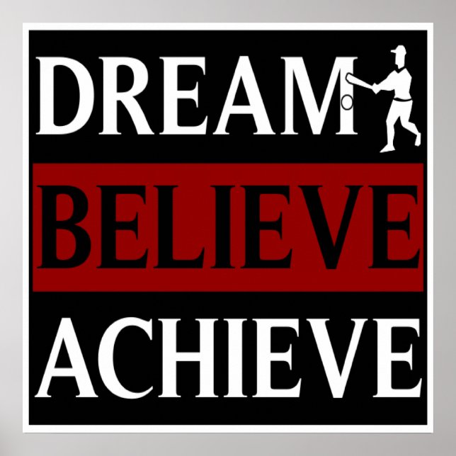 Dream Tro Achieve Baseball Poster (Framsidan)