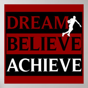Dream Tro Achieve Basketball Poster
