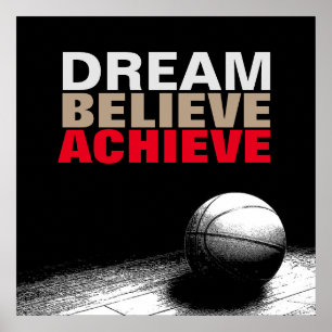 Dream Tro Achieve Basketball Poster