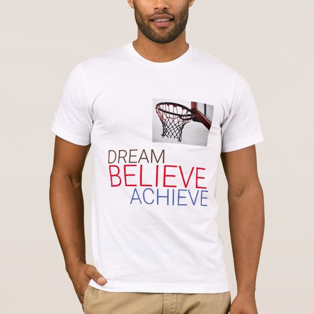 Dream Tro Achieve Basketball T Shirt (Framsida)