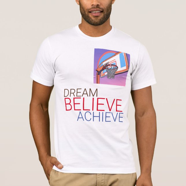 Dream Tro Achieve Basketball T Shirt (Framsida)