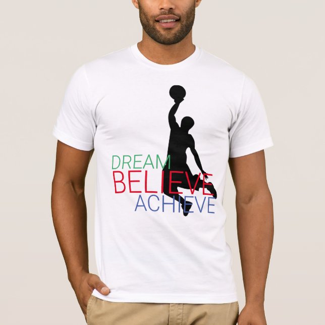 Dream Tro Achieve Basketball T Shirt (Framsida)