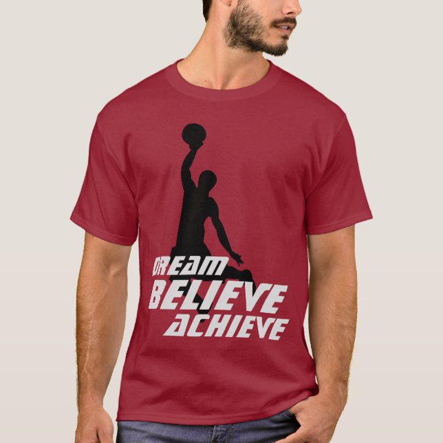 Dream Tro Achieve Basketball T Shirt (Framsida)