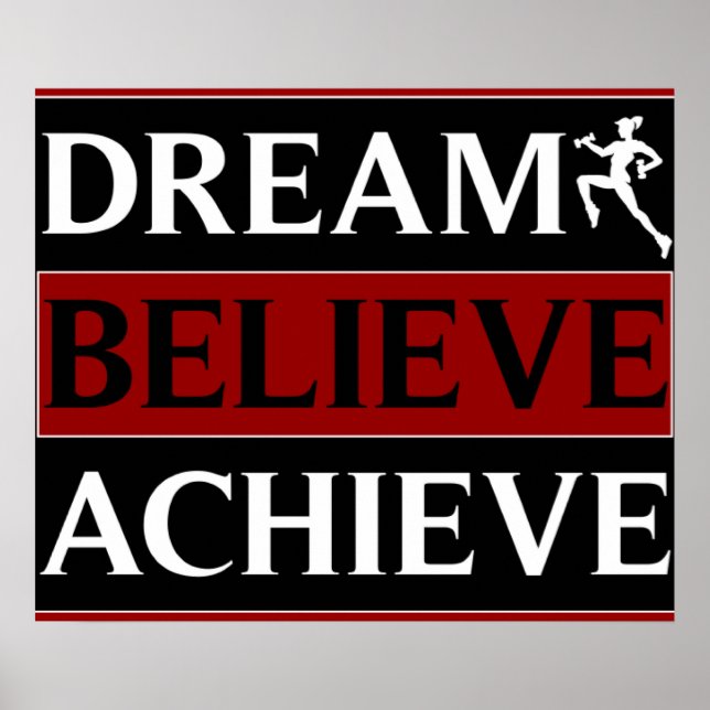 Dream Tro Achieve Fitness Poster (Framsidan)
