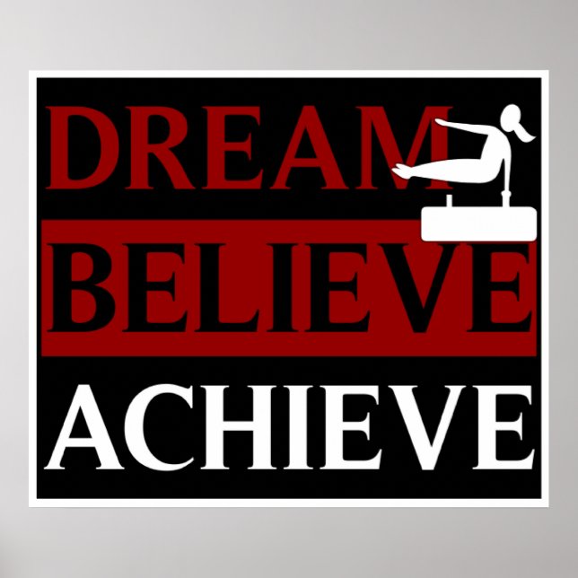 Dream Tro Achieve Gymnastics Poster (Framsidan)