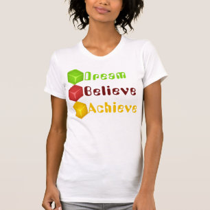"Dream,Tro,Achieve" LogoT-Shirt T-Shirt