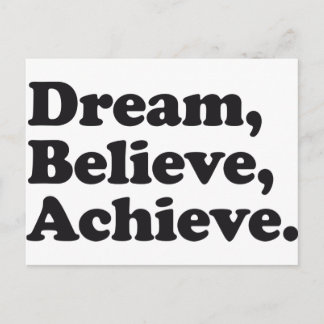 Dream Tro Achieve Vykort
