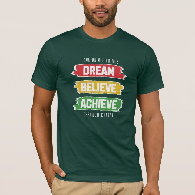Dream, tro, arkiv. t shirt (Framsida)