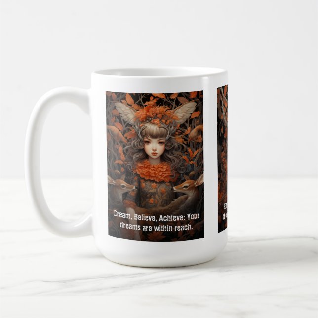 Dream Tro Motivational Kaffemugg (Vänster)