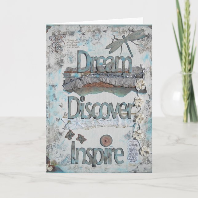 Dream upptäcker intrångstypografi med Dragonfly Kort (Framsida)
