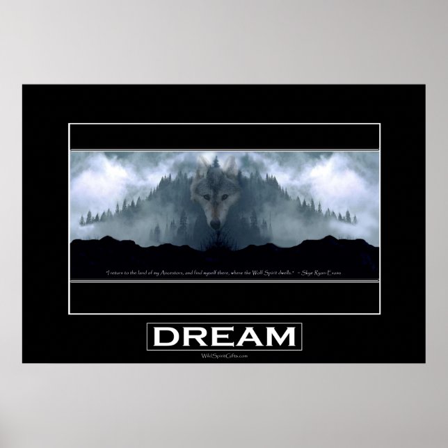 DREAM "Vargens anda" Art Poster (Framsidan)