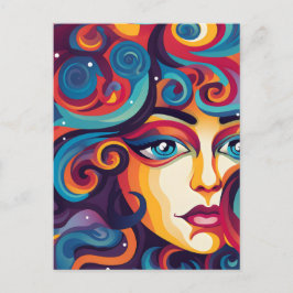 Dream Vibrant Whirl of Känslor Vykort