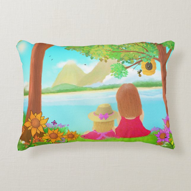 Dream View Accent Pillow Prydnadskudde (Framsidan)