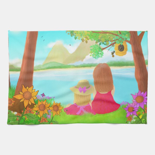 Dream View Kitchen Towel Kökshandduk (Horisontell)