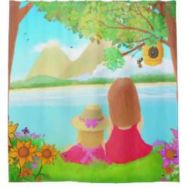 Dream View Shower Curtain