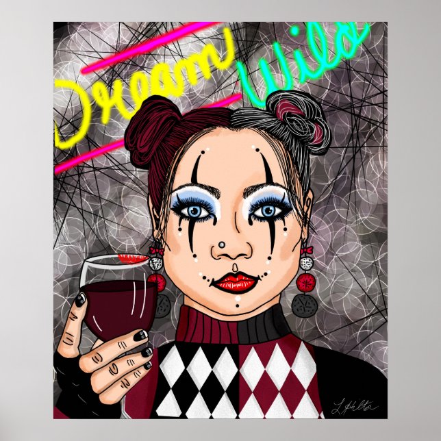 Dream Vild | Goth Dam Poster (Framsidan)