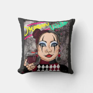 Dream Vild Goth Girl Kudde