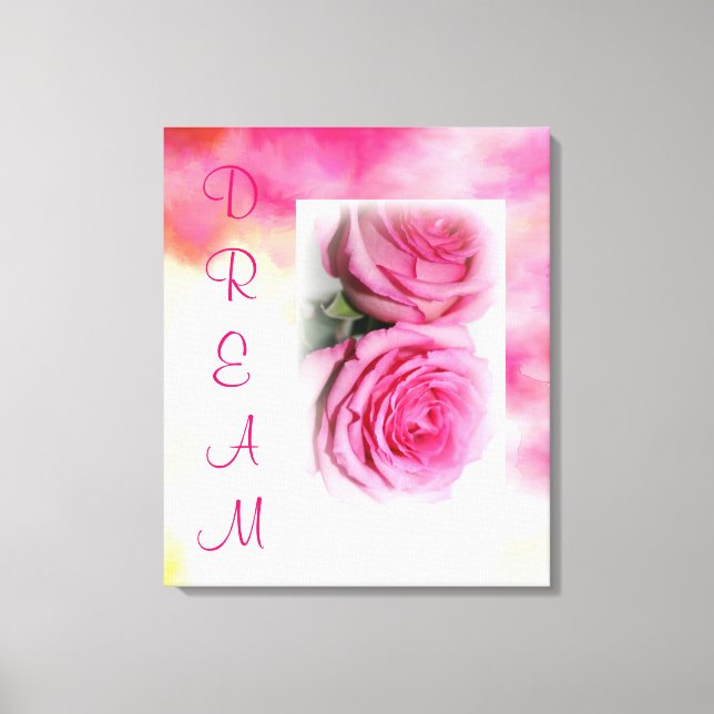 DREAM Watercolor Canvas Wrap (Framsida)