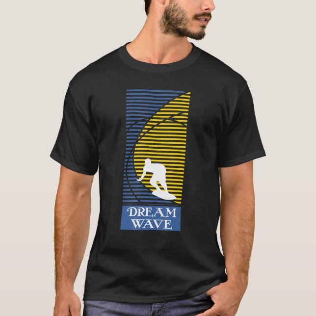 Dream Wave-Surfa T Shirt (Framsida)