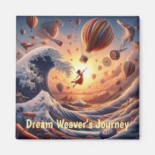 Dream Weavers resa: Fantasy Luftballongs Magnet
