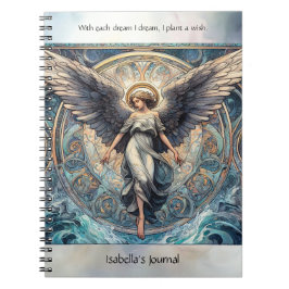 Dream Wish Angel Art Journal Anteckningsbok