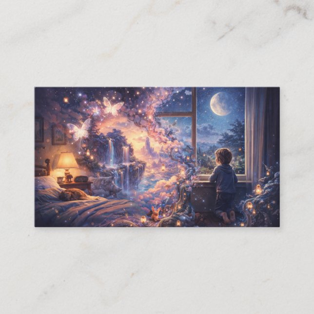 Dream World Blending Into Reality  Visitkort (Framsida)