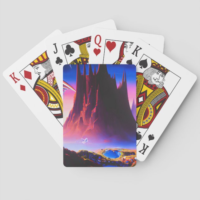 Dream World Oljemålning Casinokort (Baksidan)