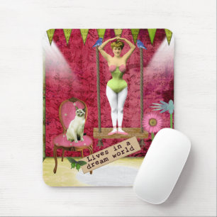 Dream World Vintage Funky Ballerina Altered Art Musmatta