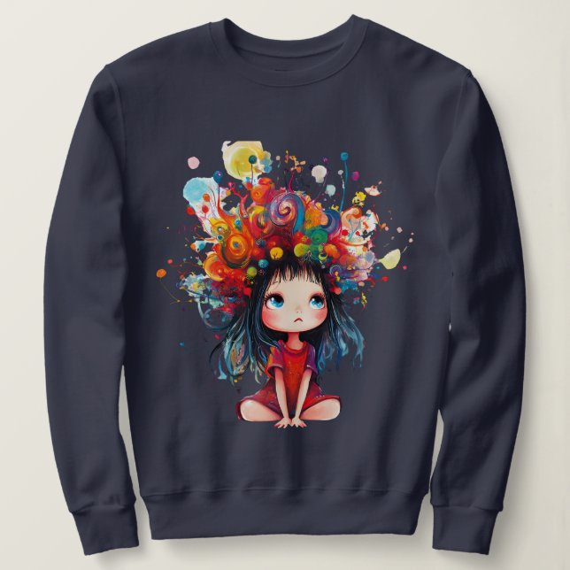 DreamBloom: Färg din sind T Shirt (Design framsida)